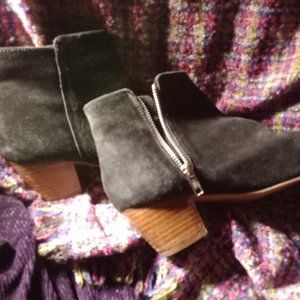 Barely worn Sz 7.5 Leather Suede Nordstrom Coconuts Matisse Black Boots Booties